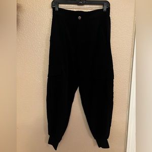 Black Zara Joggers with pockets on the sides